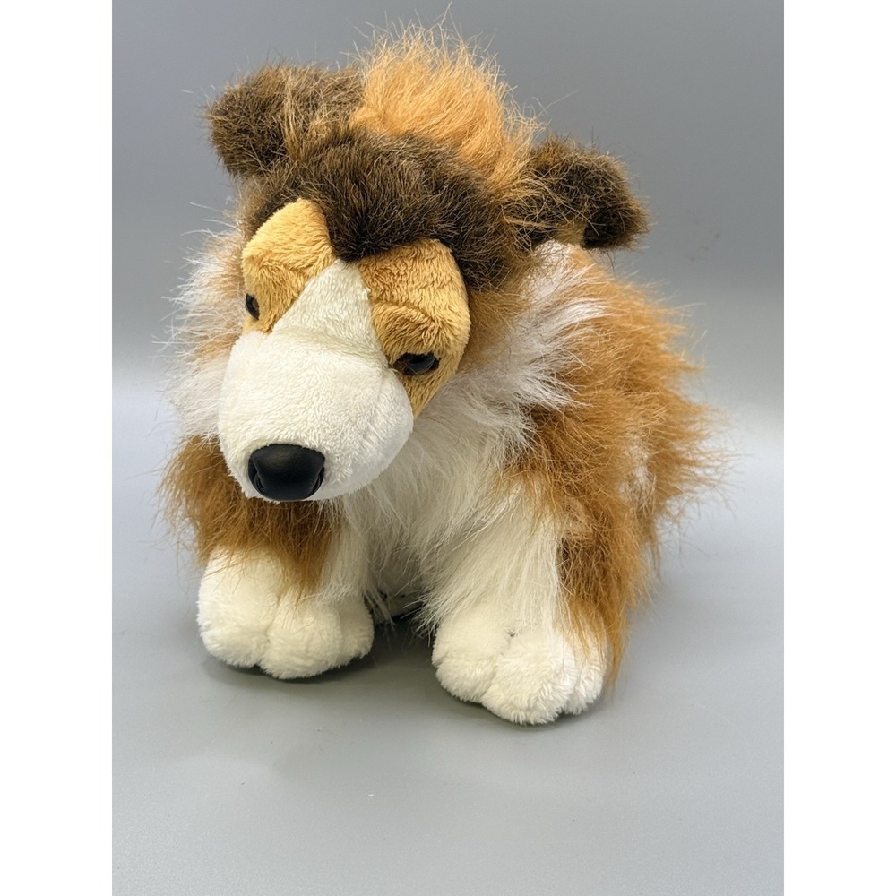 Ganz Webkins Plush Collie HM149 Dog‎ Brown White Stuffed Animal Toy Plush 12.5"